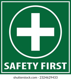 Pos vectoriales de primer signo de seguridad