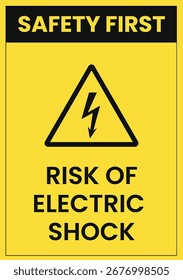 La seguridad es la primera señal de advertencia para el peligro de descarga eléctrica