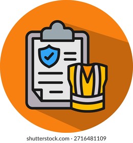 Safety Gear Icon isometric Vector Illustration