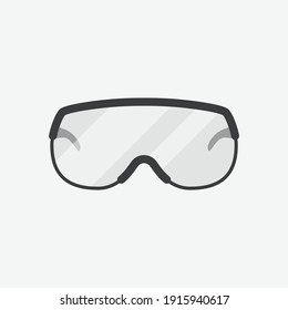 Safety Glasses Flat Design Icon