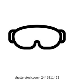 safety glasses icon or logo isolated sign symbol vector illustration - high quality black style vector icons
