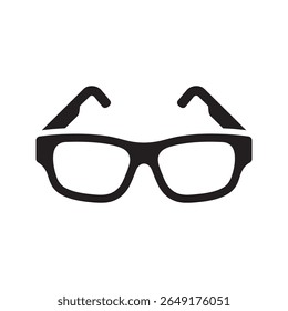 Ícone de óculos de segurança representando proteção ocular equipamento de proteção individual para construção de trabalho industrial e ambiente de laboratório vetor ícone de glifo sólido