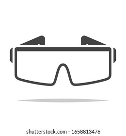 Safety Glasses Vector Isolated Illustration Stock Vector (Royalty Free ...