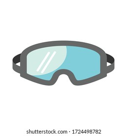 Safety Glasses Icon Vector Illustration