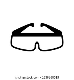 Safety Glasses Icon Vector Sign And Symbol On Trendy Design