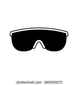 safety glasses icon. Workwear Eye Safety Equipment Design. vector illustration