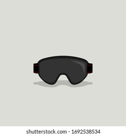 Safety glasses for Industrial worker vector Illustration for template design