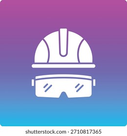 Icono de Vector de gafas de seguridad. Se puede utilizar para aplicaciones de impresión, móviles y de Web.