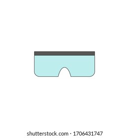 safety glasses. Vector illustration for web and mobile design.