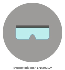 safety glasses. Vector illustration for web and mobile design.