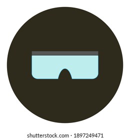 safety glasses. Vector illustration for web and mobile design.