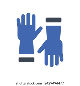 Sicherheitshandschuhe Icon, Vektor-Grafiken