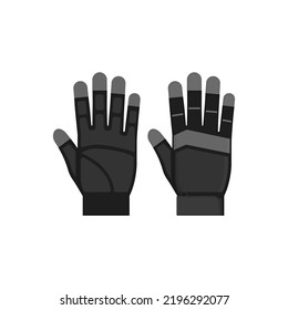 Safety gloves vector flat design editable. Gloves vector.