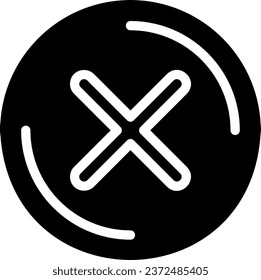vector de ilustración de icono de glifo de seguridad
