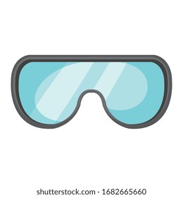 safety goggles equipment isolated icon vector illustration design