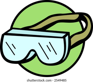 Schutzbrille mit Kopfgurt