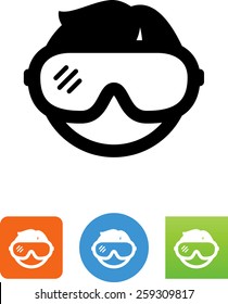Safety goggles icon
