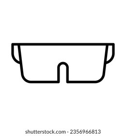 Safety Goggles icon design for personal commercial use