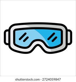 Schutzbrille Icon-Element für Design