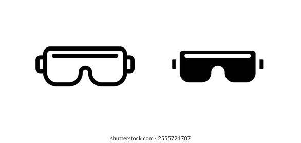 Safety goggles icons for web ui designs