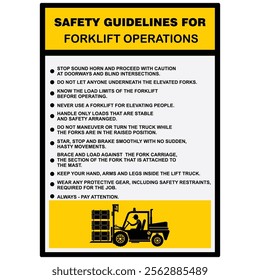 Safety Guidelines for forklift operation
