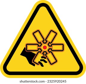 safety hand sign in vector art style