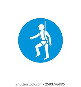 safety harness icon symbol sign vector