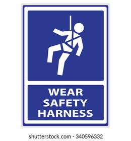 safety harness signs