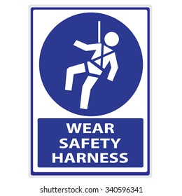 safety harness signs