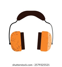 Safety headphones. Personal protection equipment.
