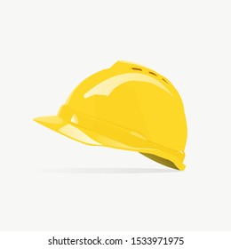 Safety Helmet Construction Icon Logo