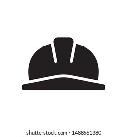 Safety helmet, construction helmet icon in trendy flat style design. Vector graphic illustration. Suitable for website design, logo, app, and ui. EPS 10.