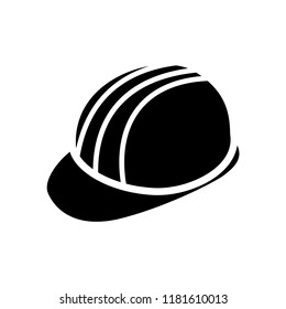 Safety Helmet Flat Icon Hard Hat Stock Vector (Royalty Free) 1181610013 ...