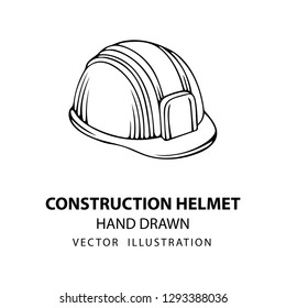 Similar Images, Stock Photos & Vectors of Engineer helmet hand drawn