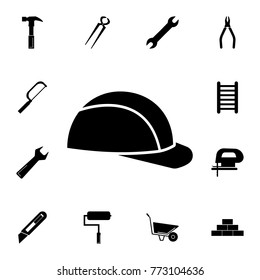 safety helmet, hard hat icon. Set of construction tools icons. Web Icons Premium quality graphic design. Signs, outline symbols collection, simple icons for websites, web design on white background