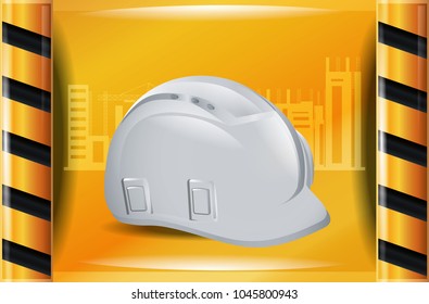 Safety helmet icon