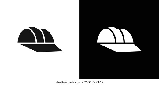 Icono de casco de seguridad logotipo conjunto Vector
