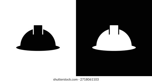 Safety helmet icon. Simple high quality pictogram. Modern solid style