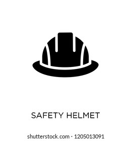 Safety helmet icon. Safety helmet symbol design from Construction collection. Simple element vector illustration on white background.