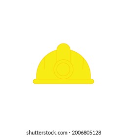safety helmet icon, helmet symbol vector illustration
