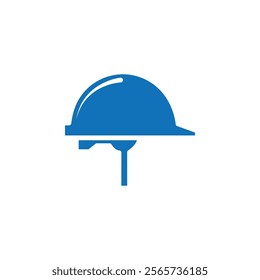 Safety helmet icon Thin line illustration set