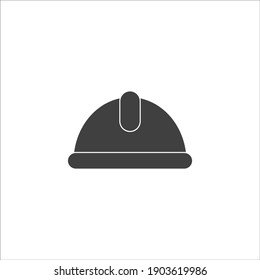 Icono de casco de seguridad. Ilustración de concepto vectorial para el diseño.