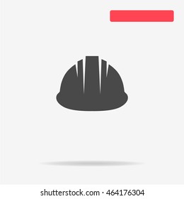 Safety helmet icon. Vector concept illustration for design.