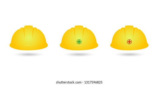 Safety helmet, Safety helmet icon vector, Construction icon, Hard hat, under construction.