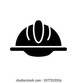 Safety helmet icon vector design template