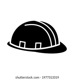 Safety helmet icon vector design template
