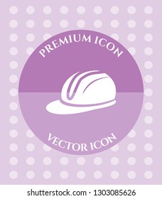 Safety Helmet Icon for Web. Application, Software & Graphic Design.
