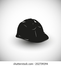Safety helmet illustration - 3d view design.