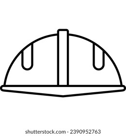 Safety helmet, Industry icon. Factory, manufacturing symbol. Vector illustration