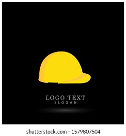 Safety Helmet Logo. Symbol & Icon Vector Template.